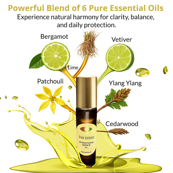 EMF Brain Balance - Essential Oil 10ml Roller Bottle