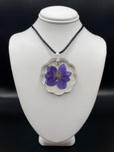 Handmade EMF Protection Necklace - Nature's Purple - EMF Dried Flower Collection