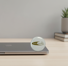 EMF Mega Shield For Laptops - Gold on White