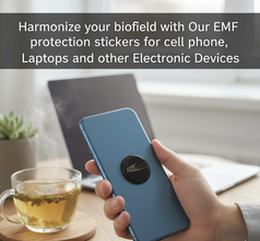 EMF Mega Shield - Silver on Black