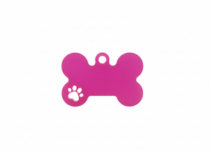 EMF Protection Pet Tag – Dog & Cat Collar Pendant for EMF Shielding- Pink