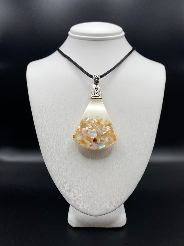 EMF Mediterranean Beauty White Body Shield | Harmonious Wellness Necklace