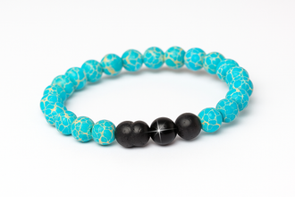 Turquoise EMF Protection Bead Bracelet