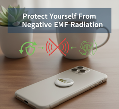 EMF Mega Shield - Gold on White