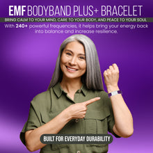EMF BodyBand Plus Silicone Bracelet - Purple