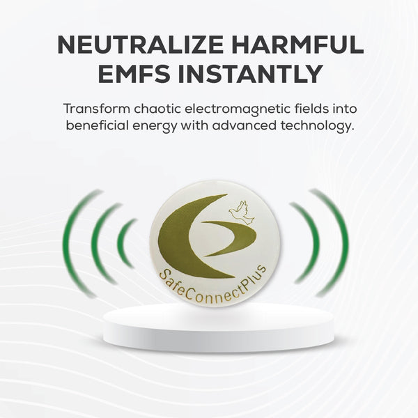 EMF Mega Shield - Gold on White