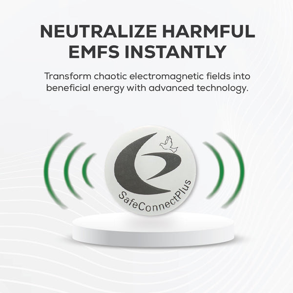 Sleek EMF Shield for Modern Devices (Silver on White)