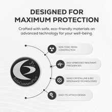 EMF Mega Shield - Silver on Black