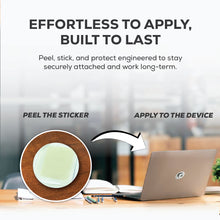 Sleek EMF Shield for Modern Devices (Silver on White)