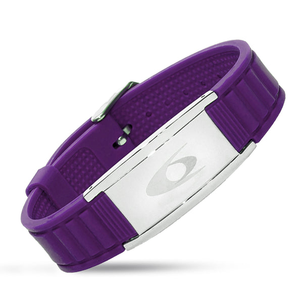 EMF BodyBand Plus Silicone Bracelet - Purple