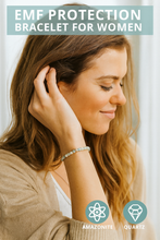 EMF Bead Bracelet - Blue Green