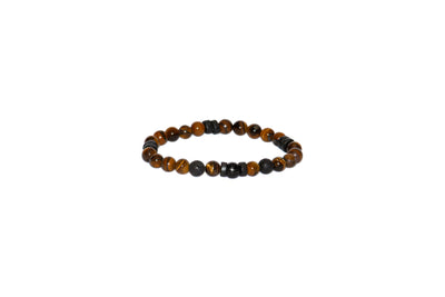 EMF Men's Bead Bracelet - Tiger