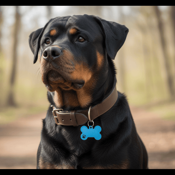 EMF Protection Pet Tag – Dog & Cat Collar Pendant for EMF Shielding - Blue