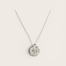 Clear EMF Protection Button Necklace | Portable Wearable Shield