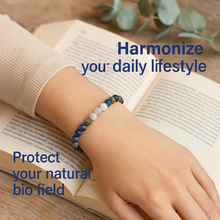 EMF Shield Bead Bracelet - Dark Blue