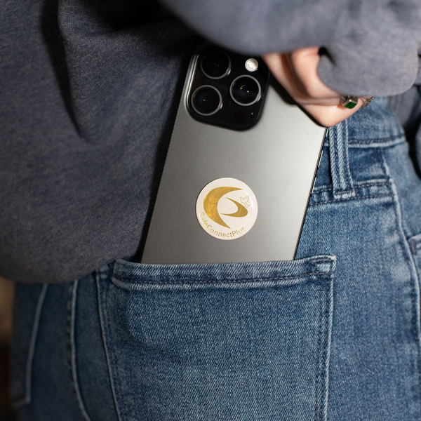 EMF Mega Shield - Gold on White