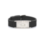 EMF protection bracelet BodyBand Plus black on white background