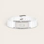 EMF Protection Bracelet: BodyBand Plus White on clear background