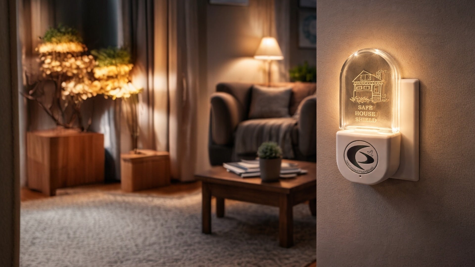 Safe Connect Plus House Shield providing whole-home EMF protection in a cozy living room