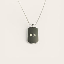 EMF Protection Stainless Steel Necklace on white background