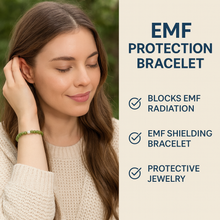 Green EMF Bead Bracelet