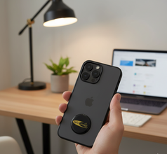 EMF Mega Shield - Gold on Black