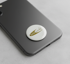 EMF Mega Shield - Gold on White