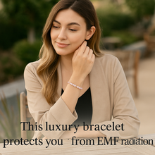 EMF Bead Bracelet - Pink