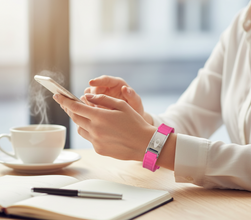 EMF BodyBand Plus+ Wristband - Pink