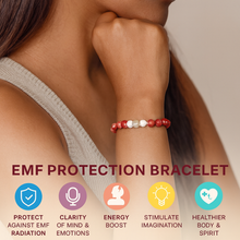 Energy Healing EMF Protection Bracelet - Red
