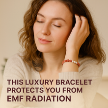 Energy Healing EMF Protection Bracelet - Red
