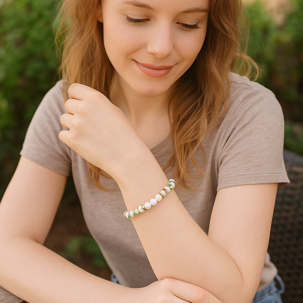 Harmonising EMF Bead Bracelet - Sunflower