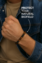 EMF Men’s Lava Bead Bracelet - Tiger