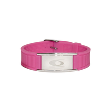 EMF protection bracelet BodyBand Plus pink on white background