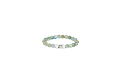 EMF Bead Bracelet - Blue Green