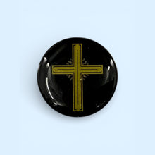 Gold Cross Mega Shield EMF protection sticker for phones, tablets and laptops