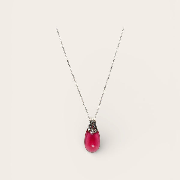 EMF Protection Simply Elegant Body Shield Plum necklace with Nano Crystalline Technology