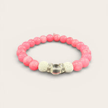 Pink EMF protection beaded bracelet with Nano Crystalline core jewelry